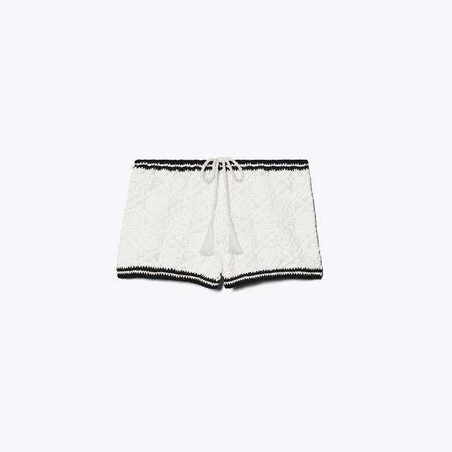 Pointelle Knitted Shorts Product Image