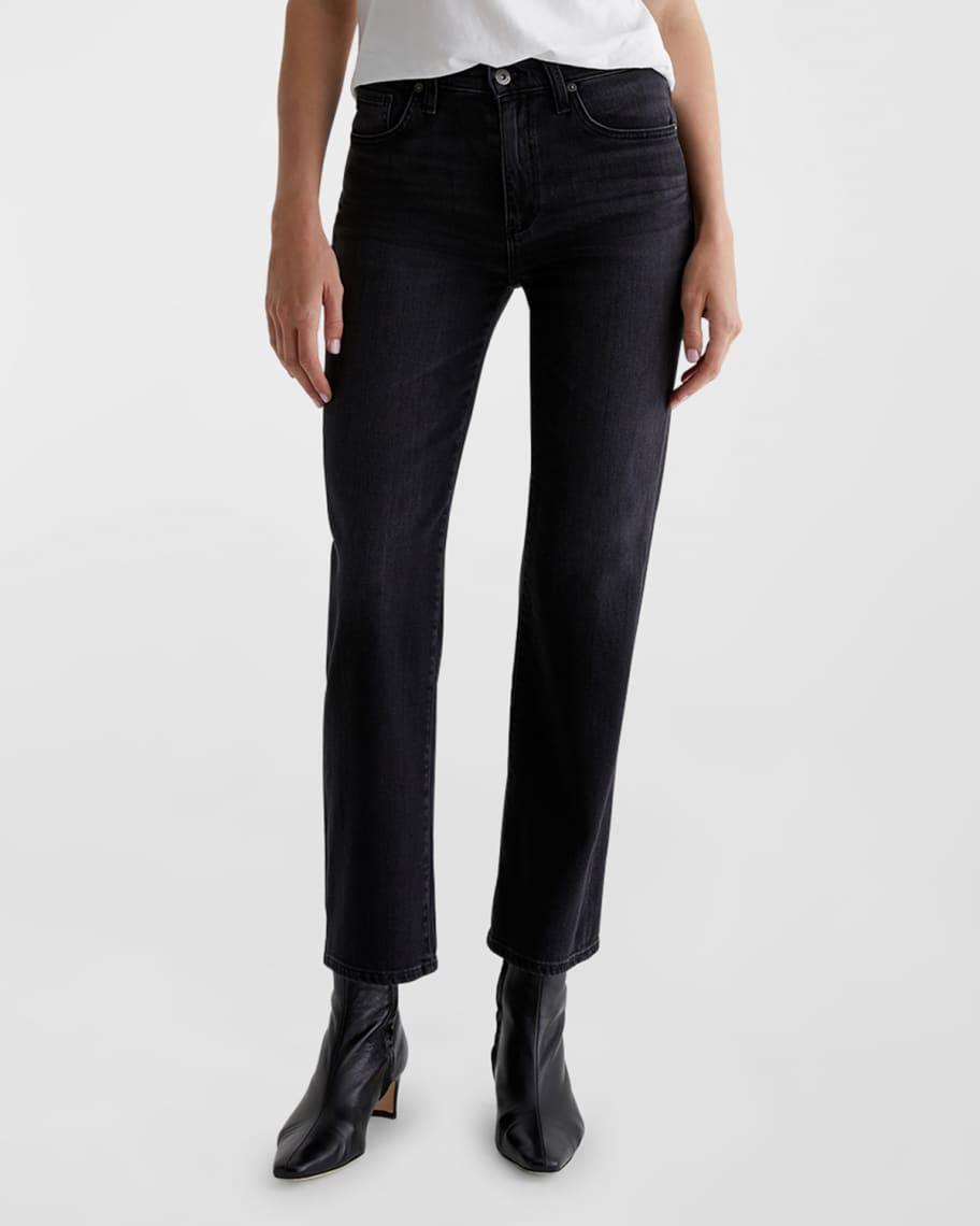 Brinley Mid-Rise Straight Jeans Product Image