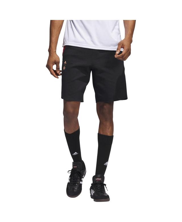 Mens adidas Black Atlanta United Fc 2023 Player Travel Shorts Product Image