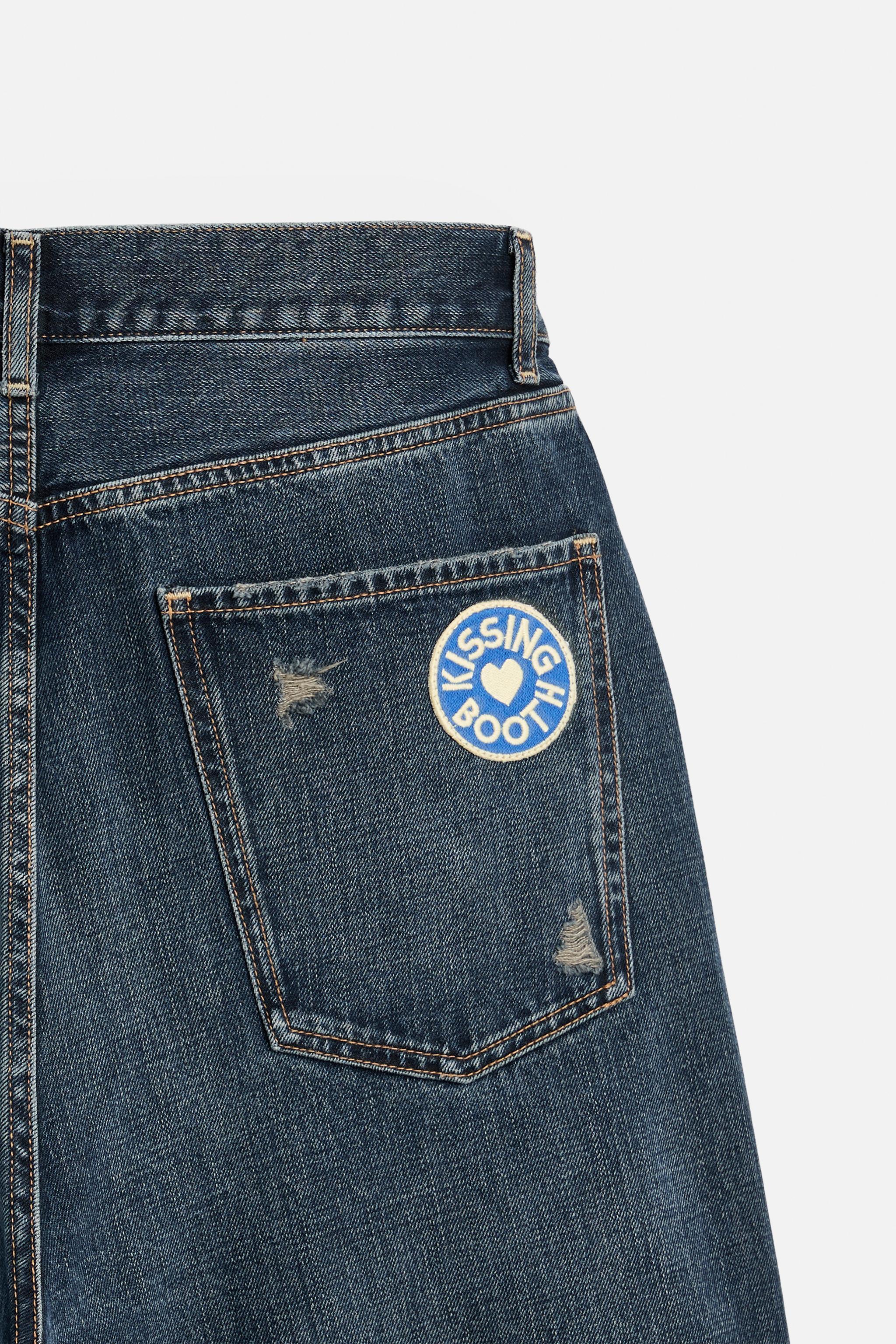 RIPPED BAGGY FIT JEANS X HARRY LAMBERT Product Image