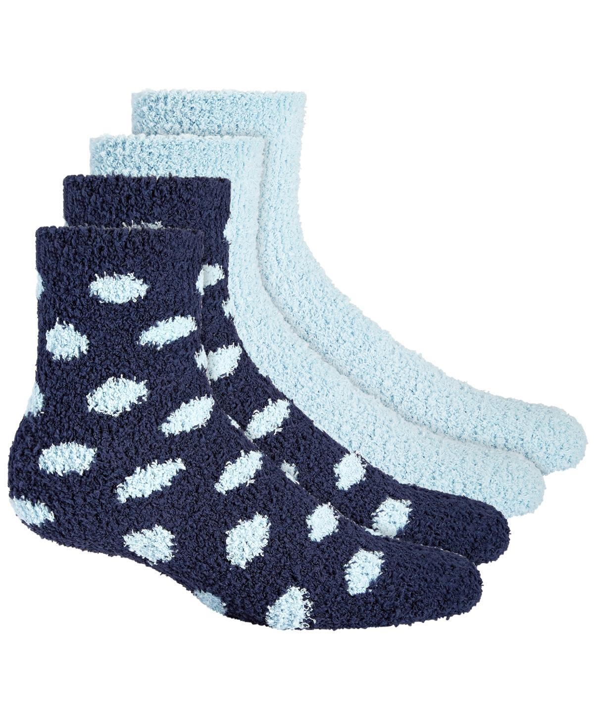 Charter Club Womens 2-Pk. Holiday Fuzzy Butter Socks, Created for Macys Product Image