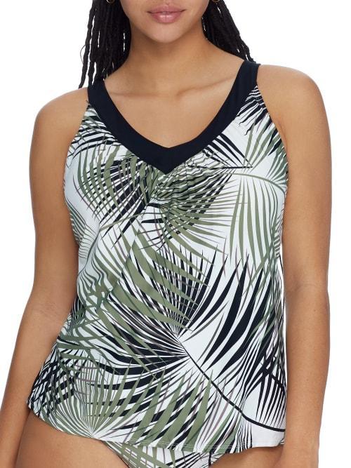 Endless Summer Palm Underwire Tankini Top Product Image