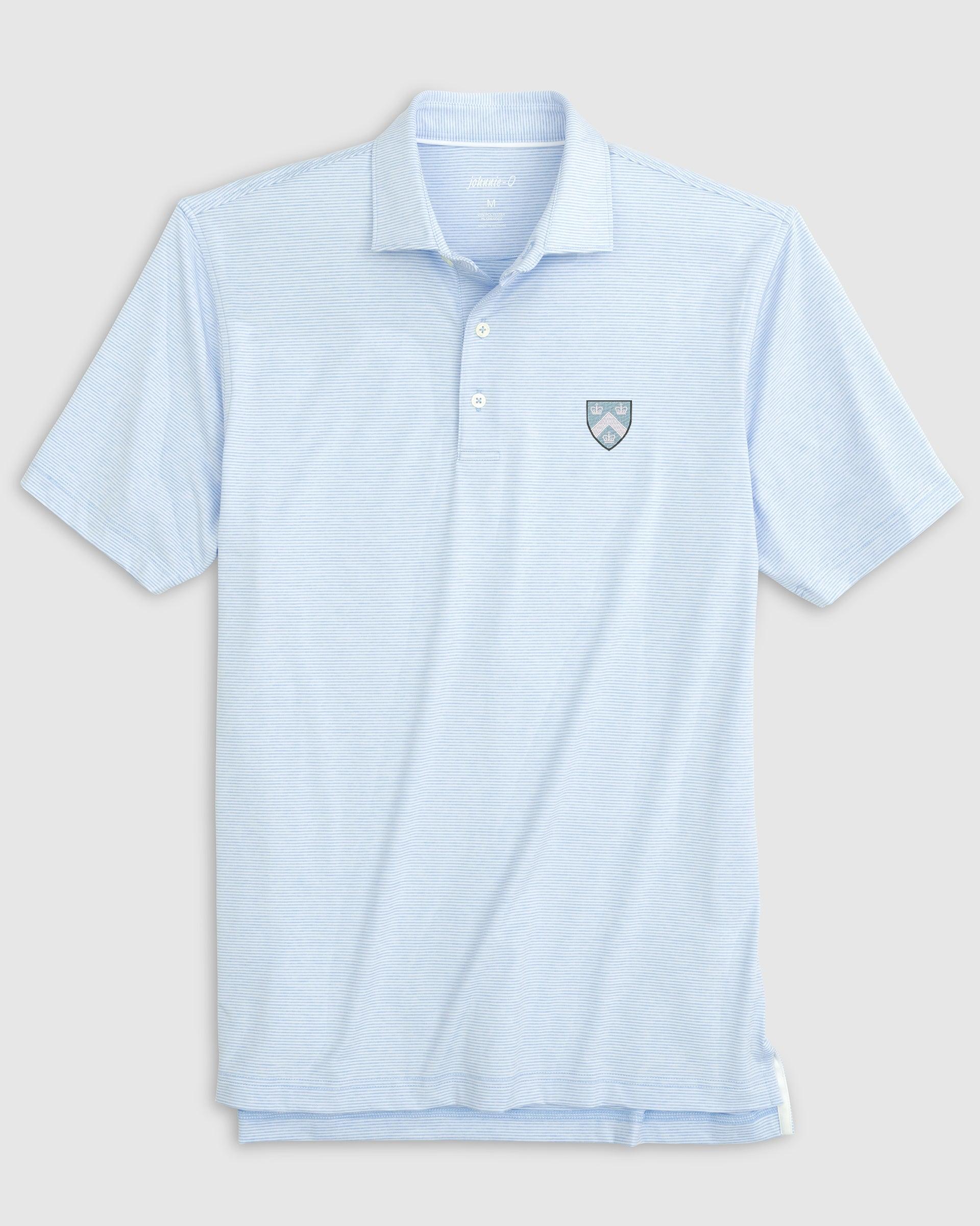 johnnie-O Northeastern Lyndon Striped Jersey Performance Polo Product Image