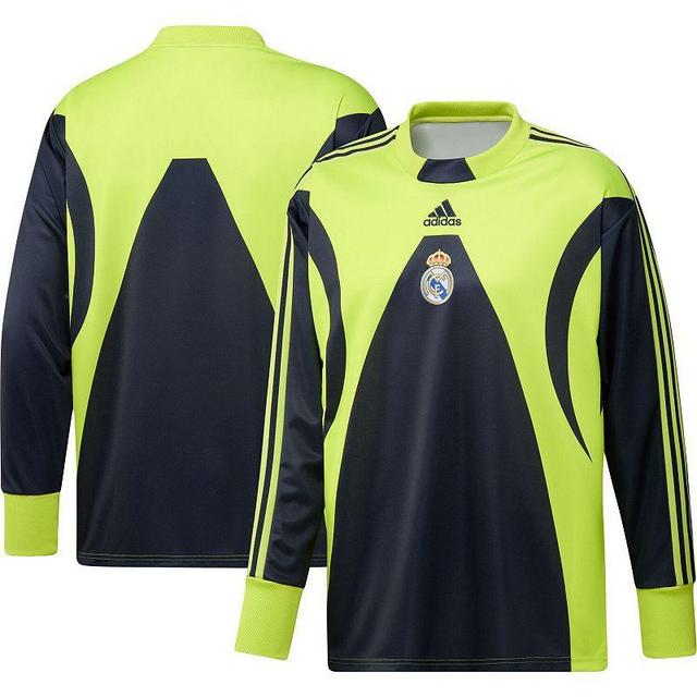 Mens adidas Navy Real Madrid Authentic Football Icon Goalkeeper Jersey Mad Blue Product Image