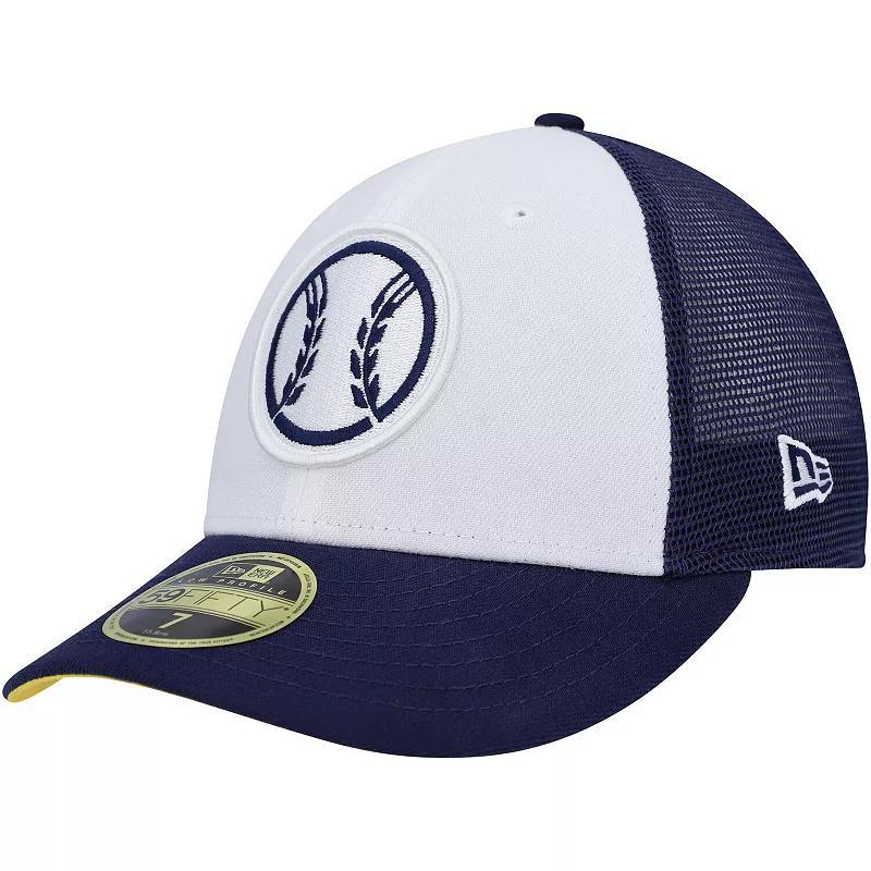 Mens New Era /Navy Milwaukee Brewers 2023 On-Field Batting Practice Low Profile 59FIFTY Fitted Hat Product Image