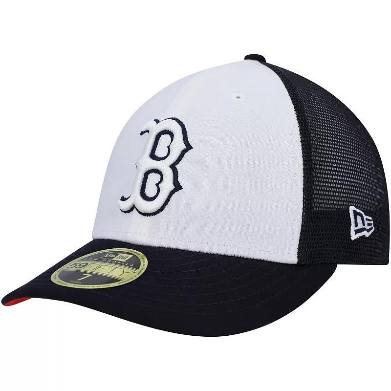 Mens New Era /Navy Boston Red Sox 2023 On-Field Batting Practice Low Profile 59FIFTY Fitted Hat Product Image