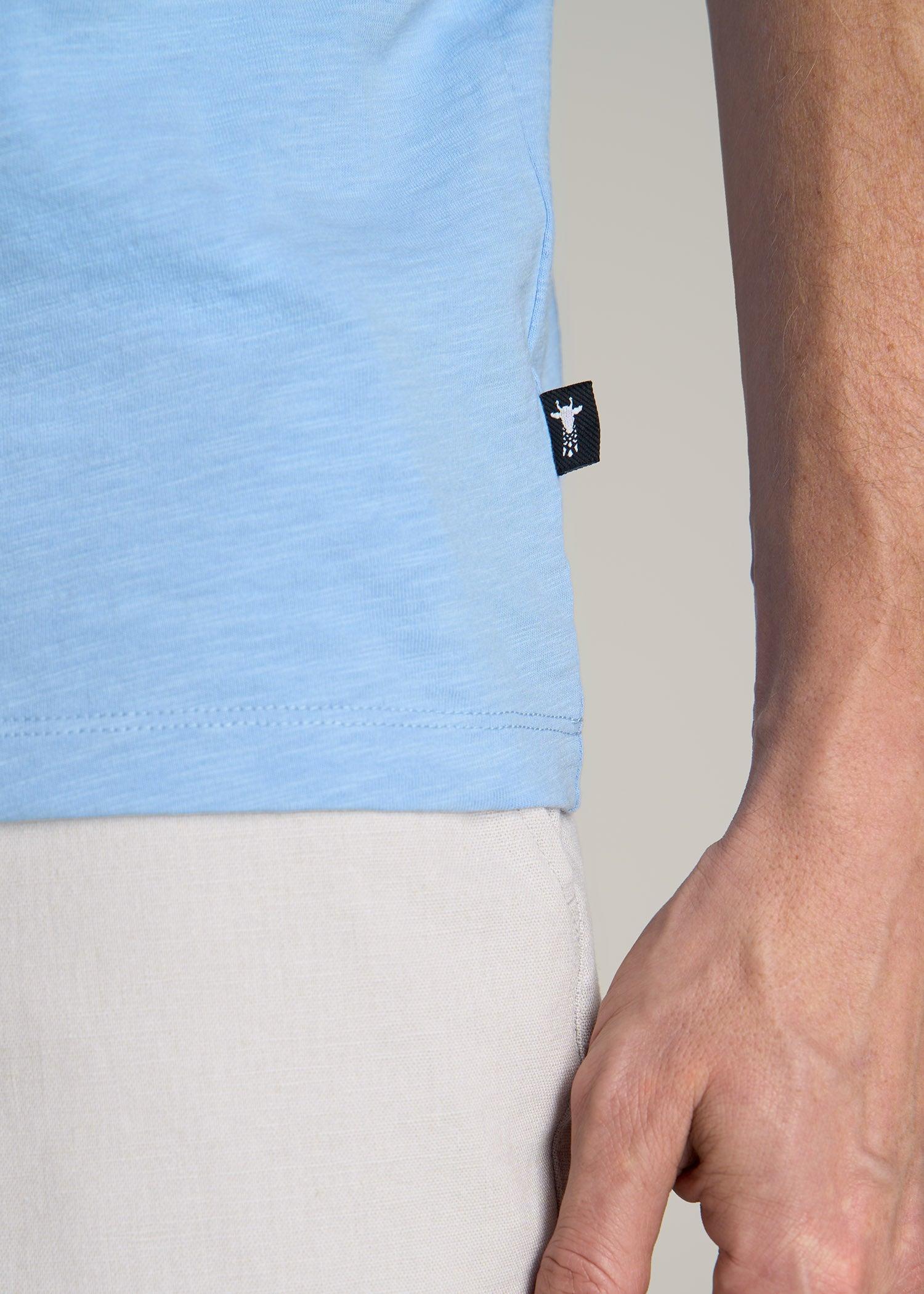 Sunwashed Slub Pocket T-Shirt For Tall Men in Mint Product Image