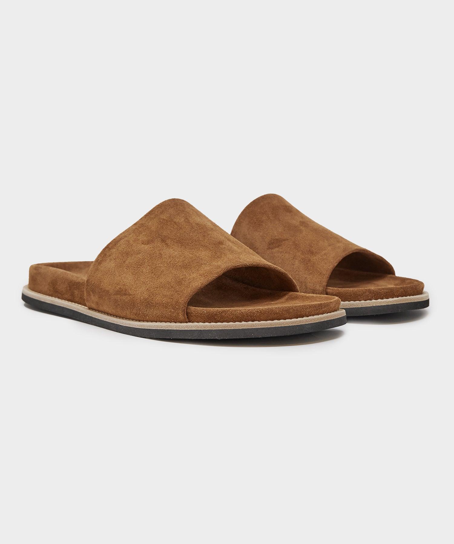 Nomad Suede Slide in Tobacco Product Image