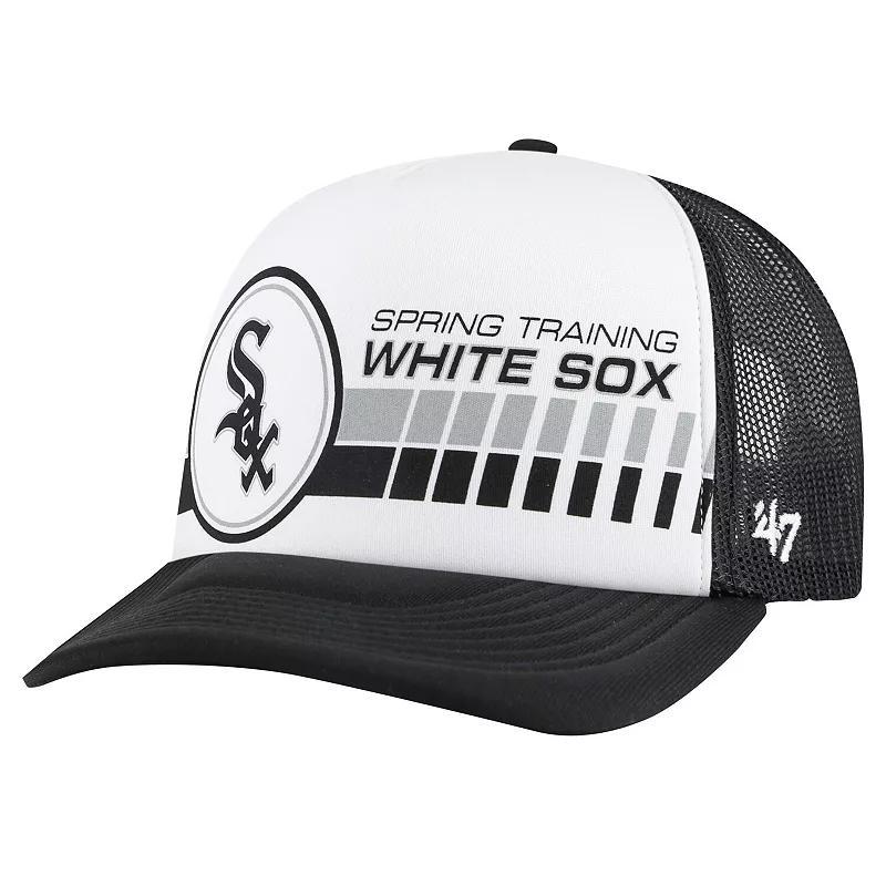 Mens 47 /Black Chicago Sox 2024 Spring Training Foam Trucker Adjustable Hat Product Image