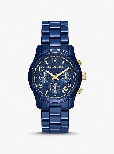 Oversized Pavé Logo -Tone Watch Product Image