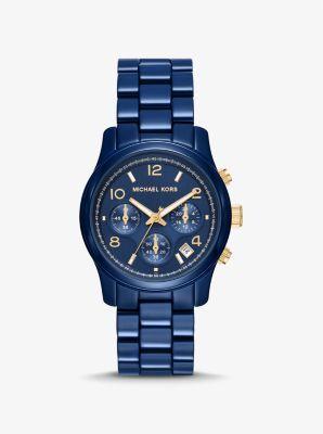 Oversized Pavé Logo -Tone Watch Product Image