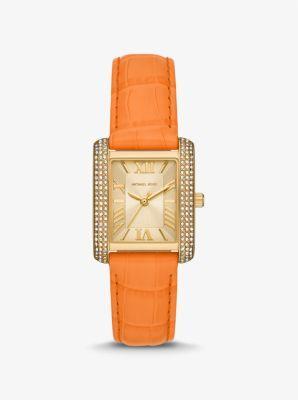 Oversized Pavé Logo -Tone Watch Product Image