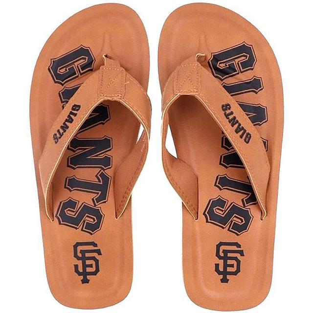 Mens San Francisco Giants Color Pop Flip Flop Sandals Product Image