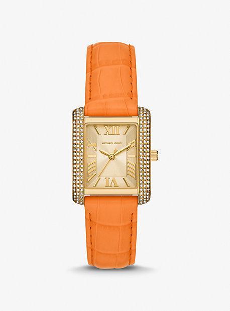 Oversized Pavé Logo -Tone Watch Product Image