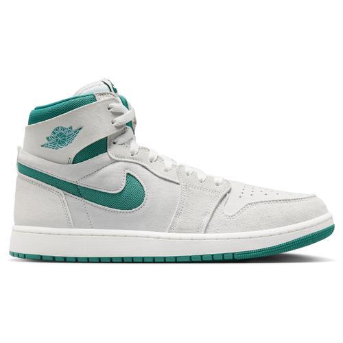 Jordan Mens Jordan AJ1 Zoom CMFT 2 - Mens Basketball Shoes White/Green Product Image