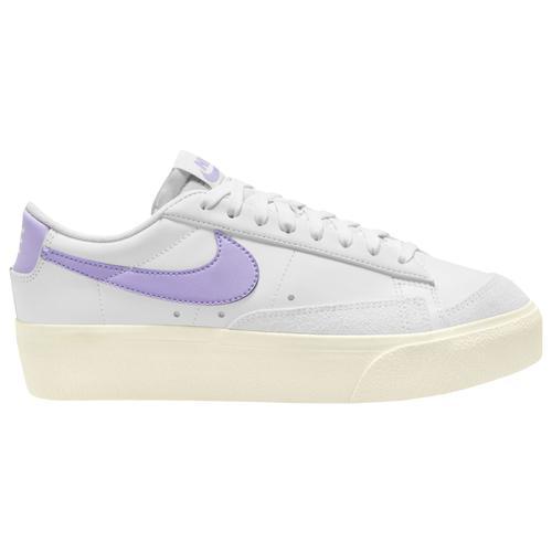 Nike Womens Nike Blazer Low Platform - Womens Shoes Purple/Purple Product Image