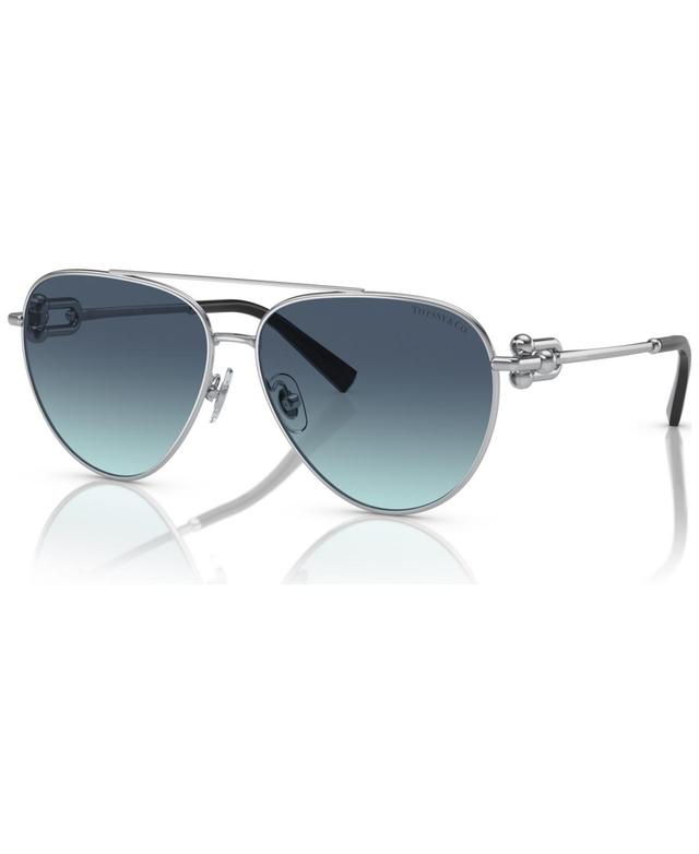 Womens 59MM Pilot Sunglasses Product Image