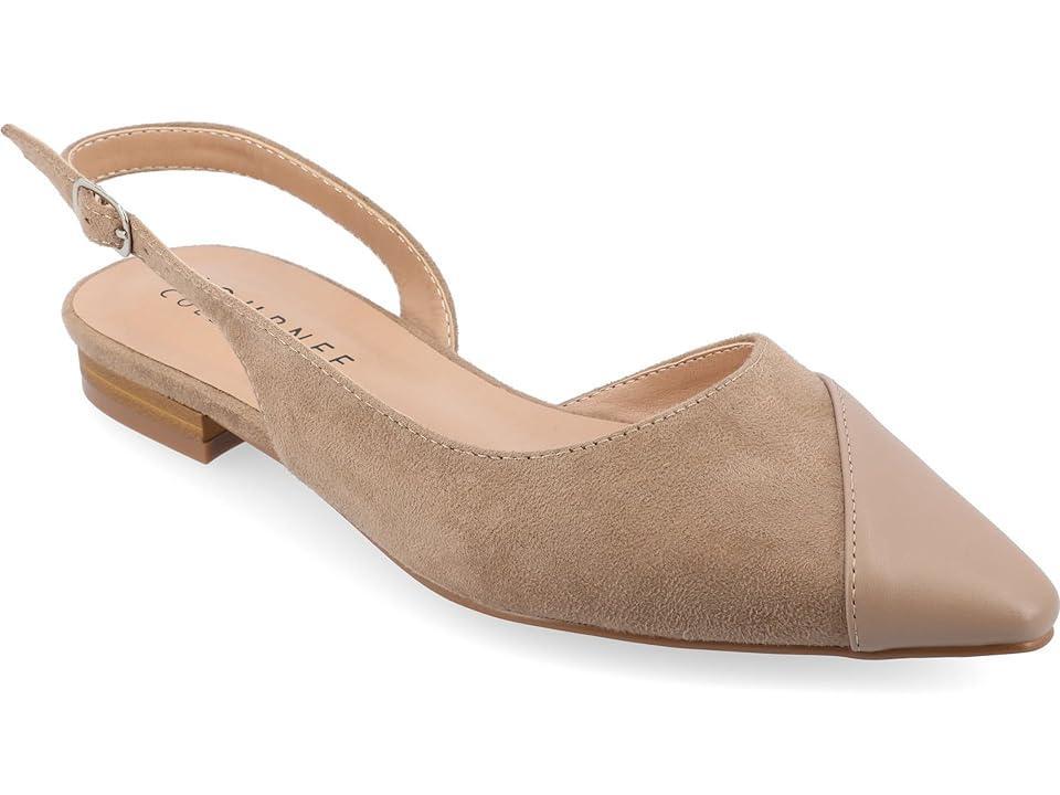 Journee Collection Womens Daphnne Slingback Pointed Toe Flats Product Image