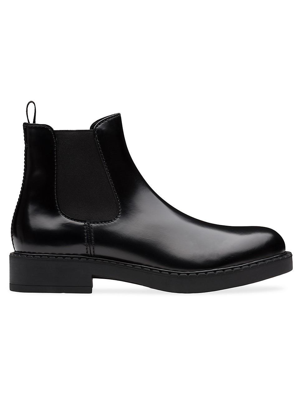 Mens Brushed Leather Chelsea Boots Product Image