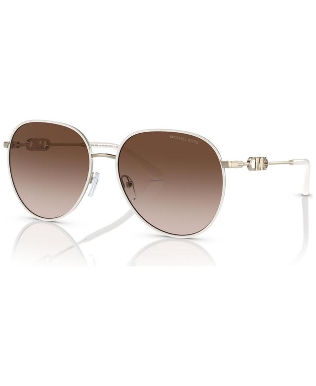 Michael Kors Empire 58mm Gradient Aviator Sunglasses Product Image