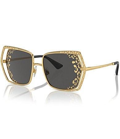 Dolce  Gabbana Womens DG2306 55mm Leopard Butterfly Sunglasses Product Image