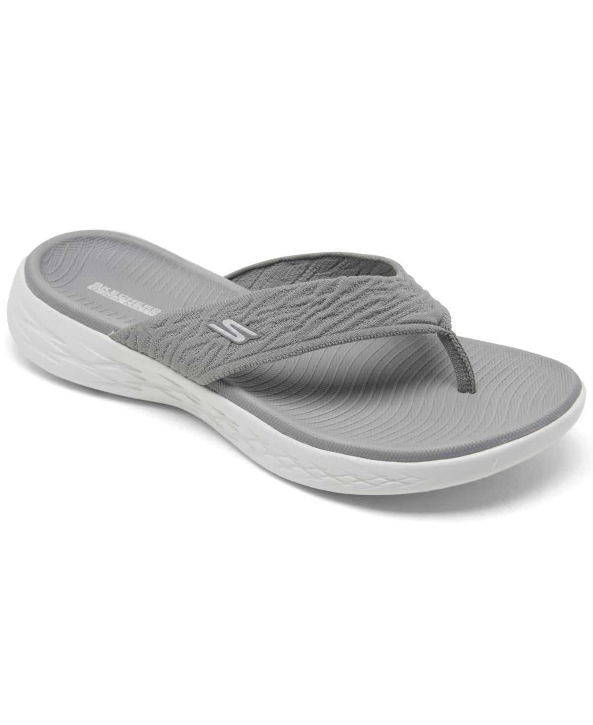 Skechers Womens On The Go 600 Sunny Athletic Flip Flop Thong Sandals from Finish Line Product Image