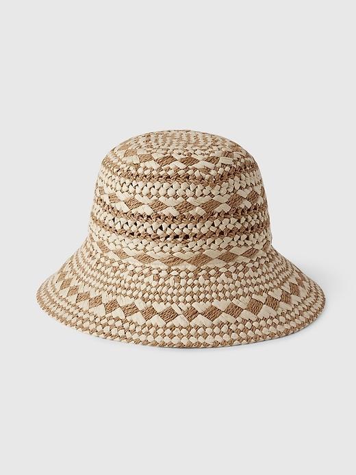 Straw Bucket Hat Product Image