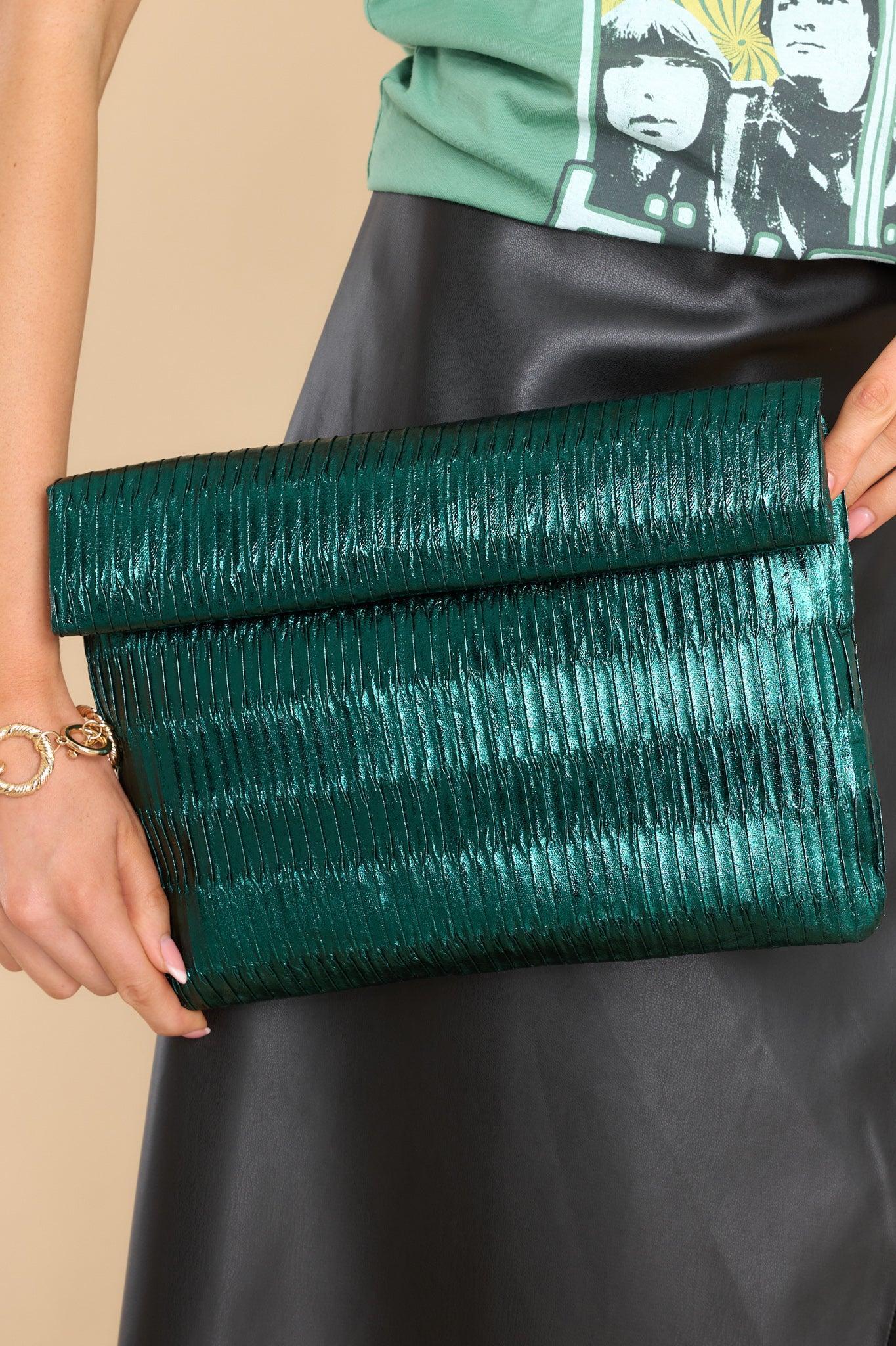 Just What I Needed Emerald Bag Green Product Image