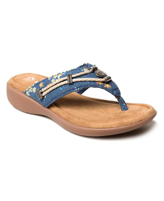 Minnetonka Womens Silverthorne 360 Thong Sandals Product Image