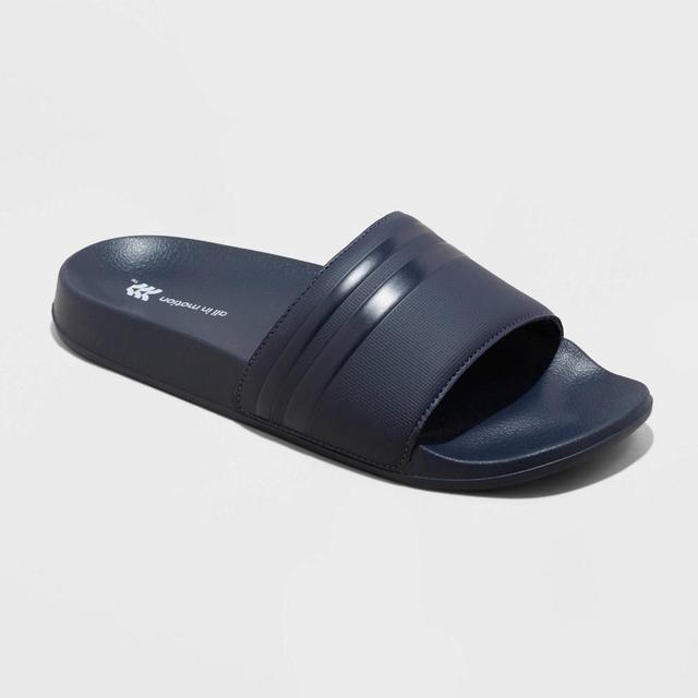 Mens Winston Sport Slide Sandals - All in Motion Navy Blue 10 Product Image