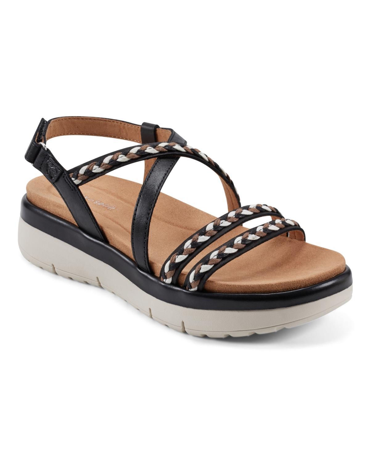 Easy Spirit Womens Ivani Round Toe Strappy Platform Sandals Product Image