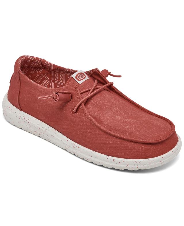 Hey Dude Womens Wendy Stretch Canvas Casual Moccasin Sneakers from Finish Line Product Image