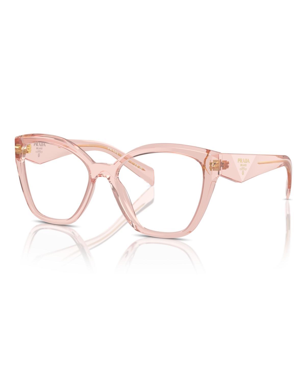 Prada Womens Polarized Eyeglasses, Pr 20ZV - Transparent Peach Product Image