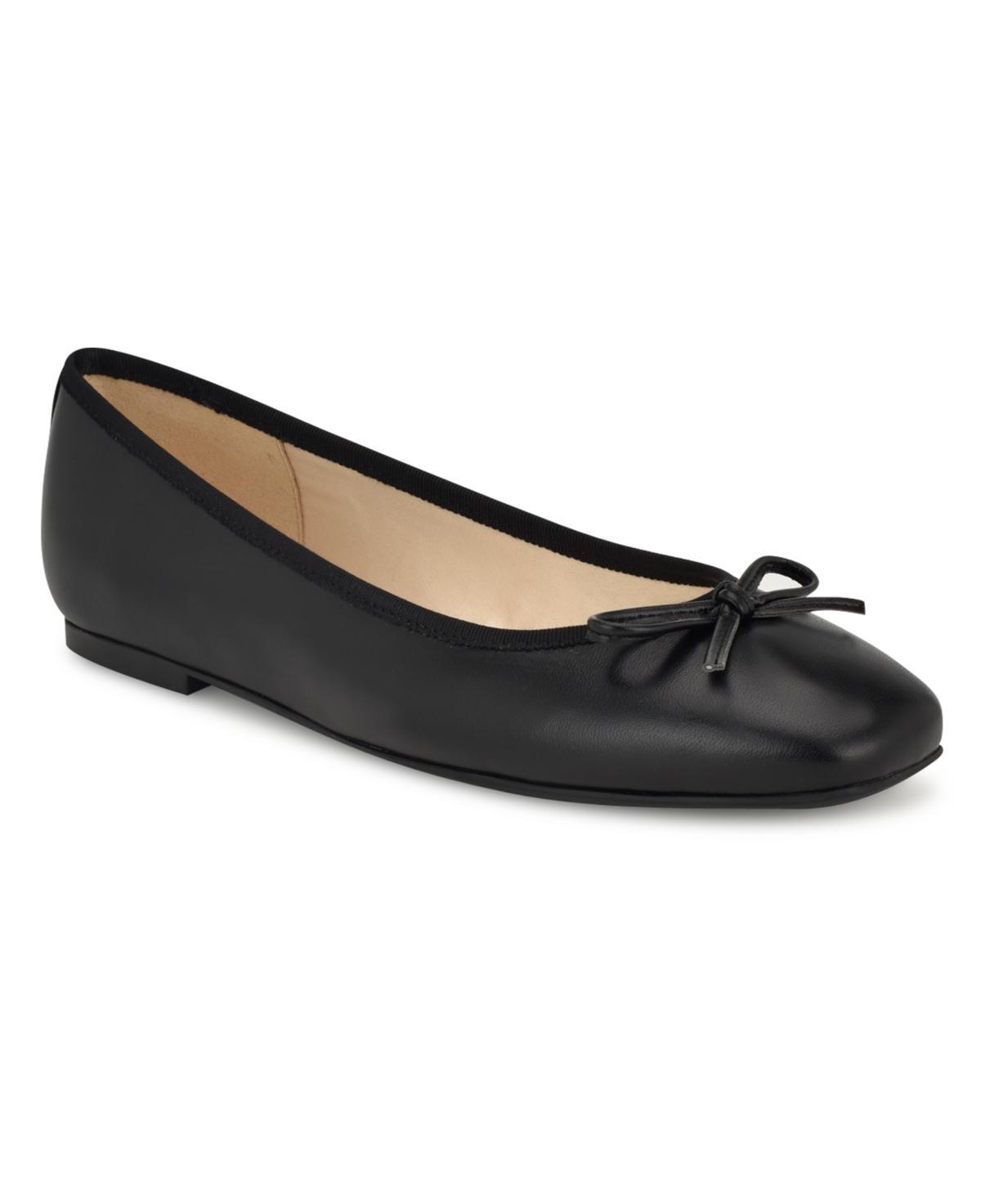 Nine West Womens Tootsy Square Toe Slip-On Ballet Dress Flats Product Image