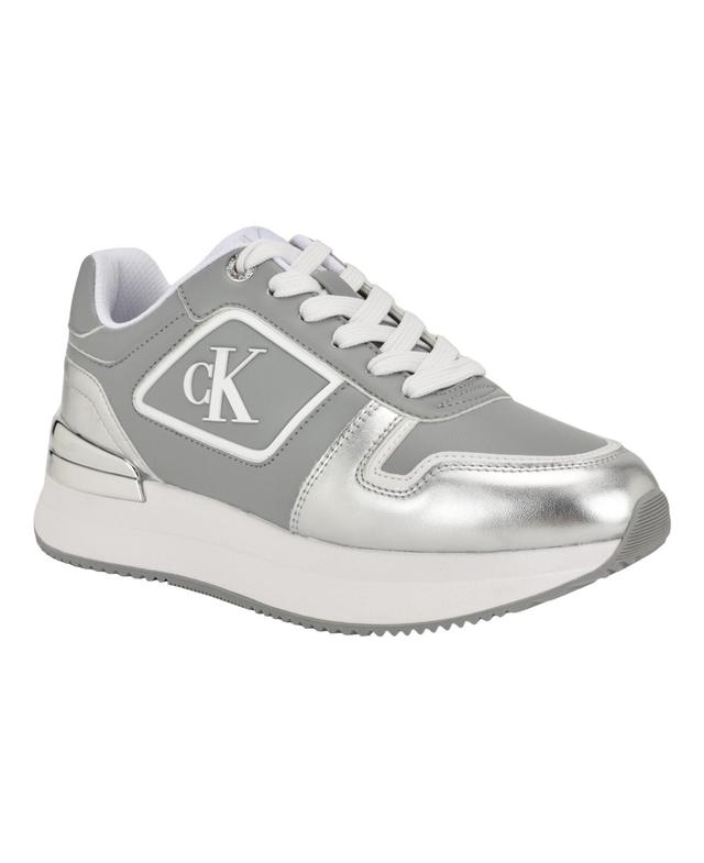 Calvin Klein Vidya (Grey/Silver) Women's Shoes Product Image