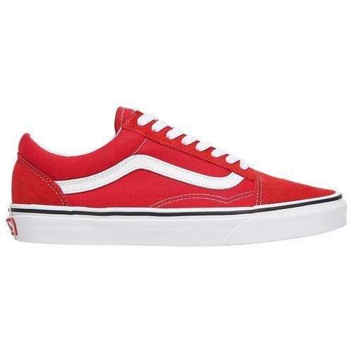 Vans Womens Vans Old Skool - Womens Shoes Racing Red/White product image