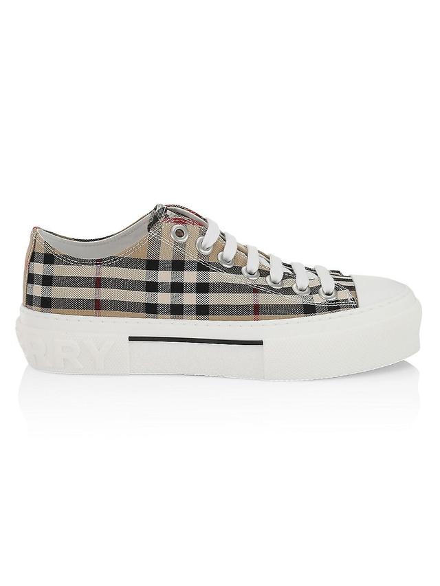 burberry Jack Check Low Top Sneaker Product Image