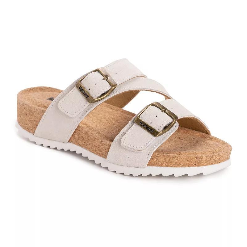 MUK LUKS Poppy Womens Suede Slide Sandals product image