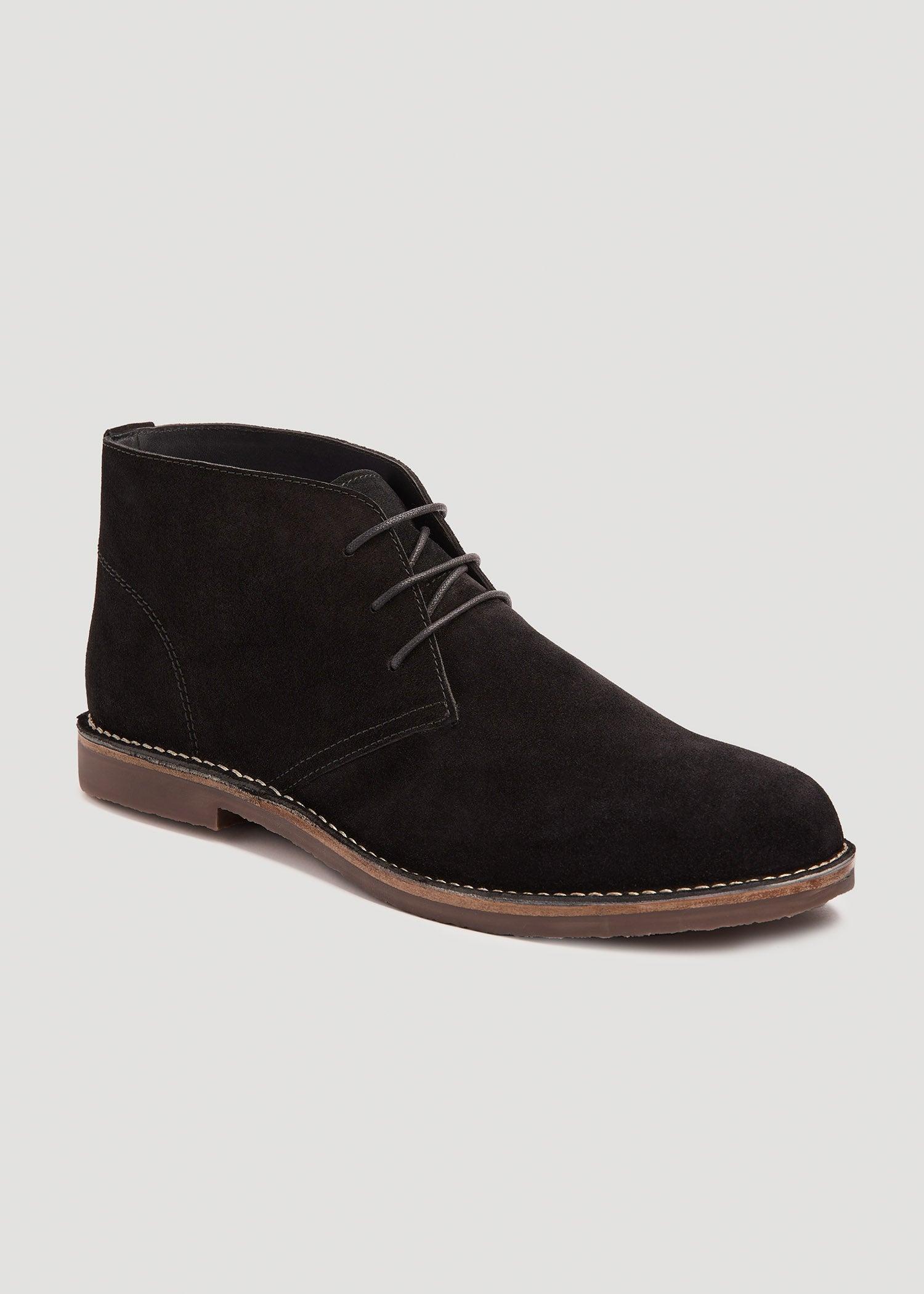 Tall Men's Chukka Boots in Black Male Product Image