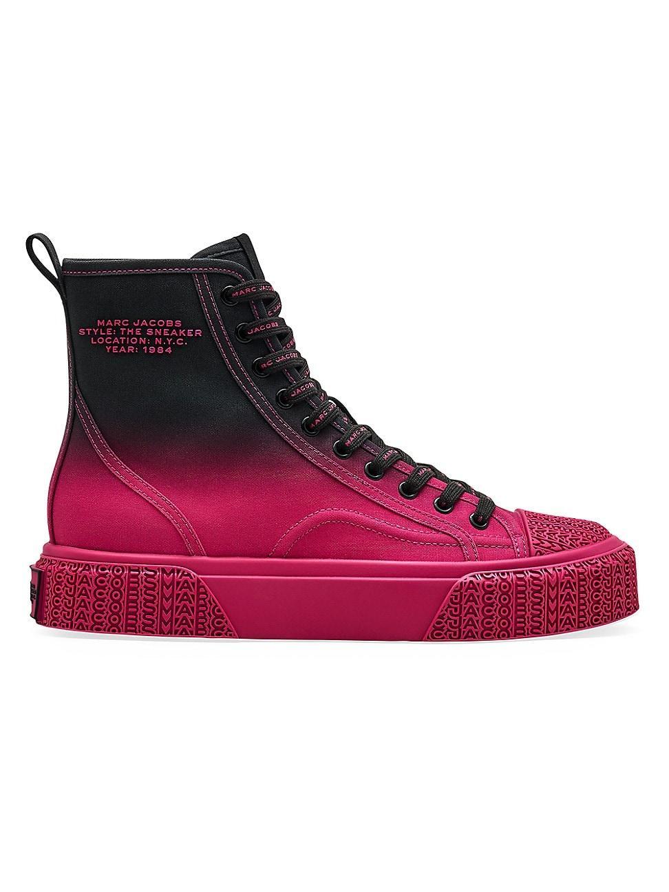 Womens The High-Top Ombr Canvas Sneakers Product Image