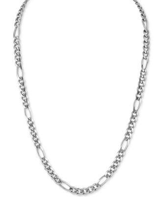 Esquire Mens Jewelry Cuban Figaro Link 22 Chain Necklace, Created for Macys Product Image