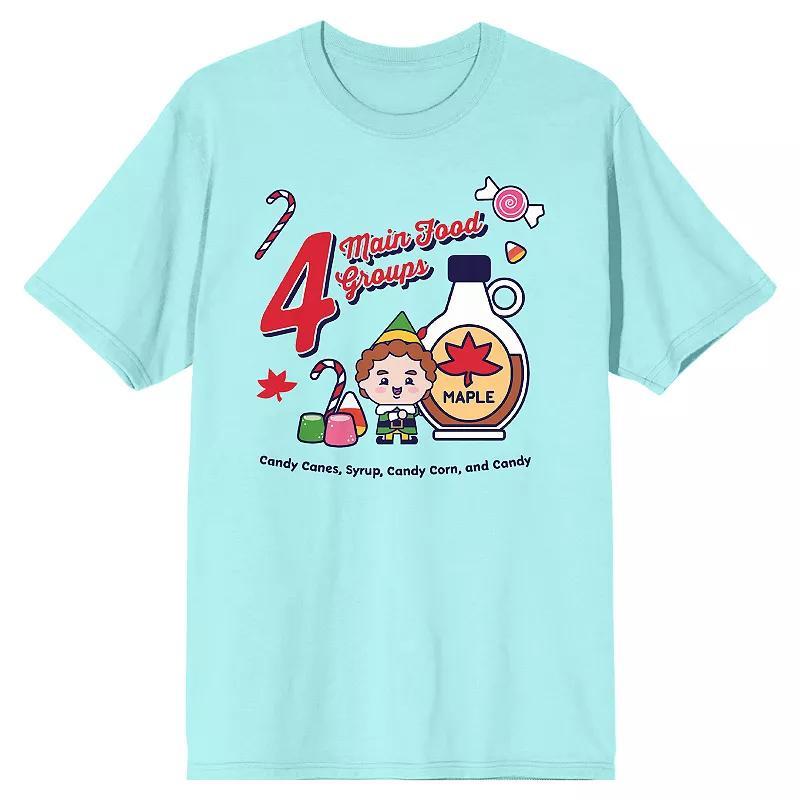 Mens Four Main Food Groups Elf Tee Product Image