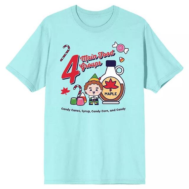 Mens Four Main Food Groups Elf Tee Product Image