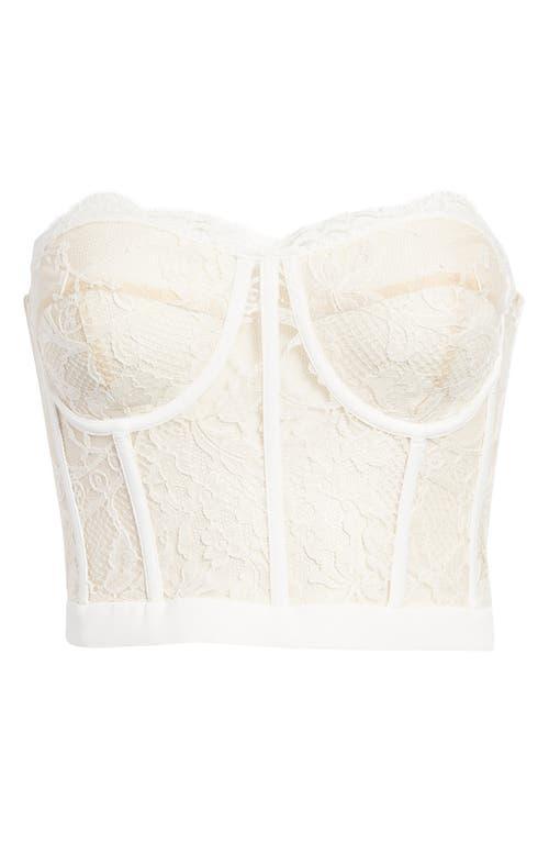 Alexander McQueen Semisheer Strapless Corset Top Product Image