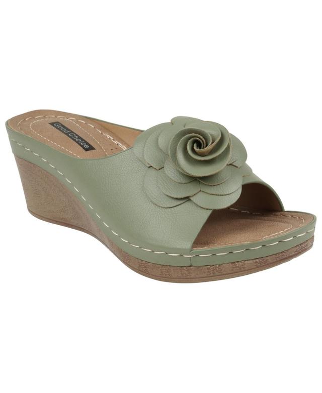 Gc Shoes Tokyo Floral Wedge Sandal Product Image