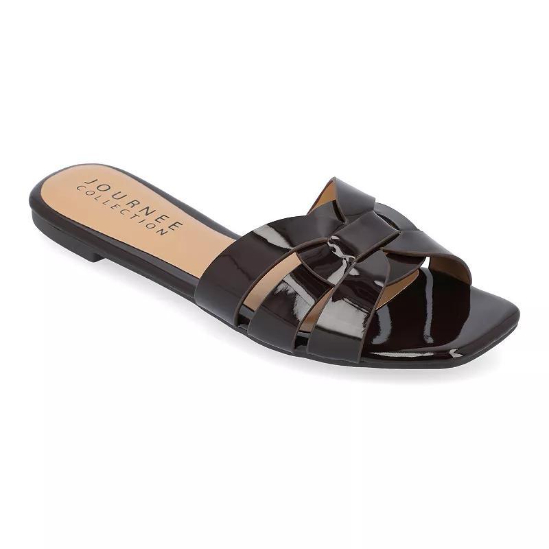 Journee Collection Arrina Womens Square Toe Sandals Product Image