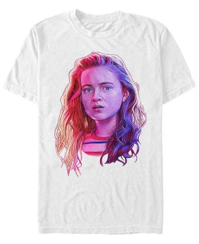 Mens Stranger Things Max Large Rose Tone Portrait Tee Product Image