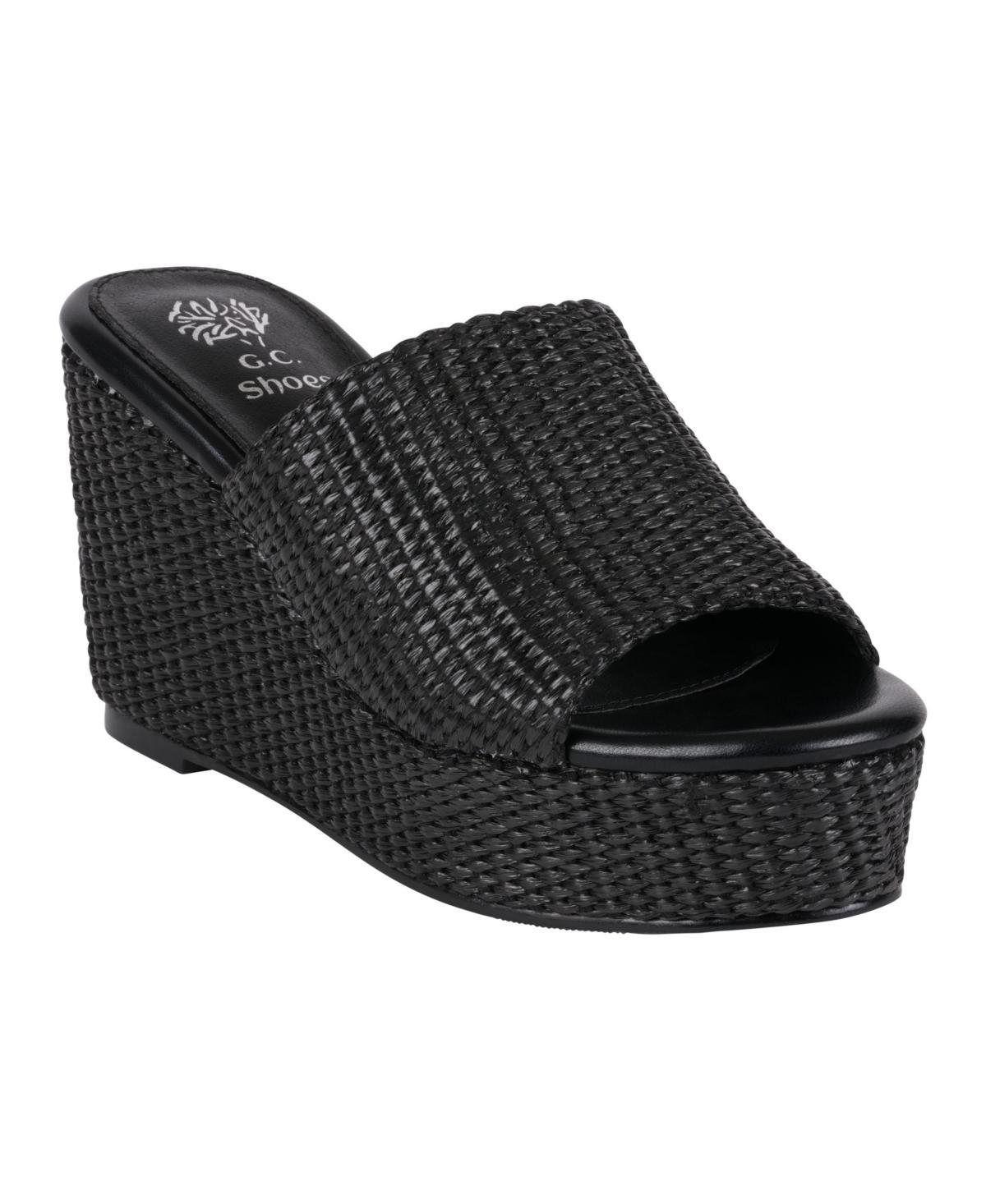 Gc Shoes Womens Vivica Espadrille Slide Wedge Sandals Product Image