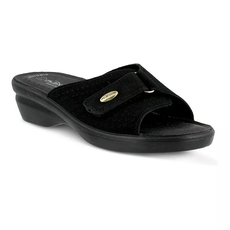 Flexus by Spring Step Kea Womens Suede Slide Sandals Product Image