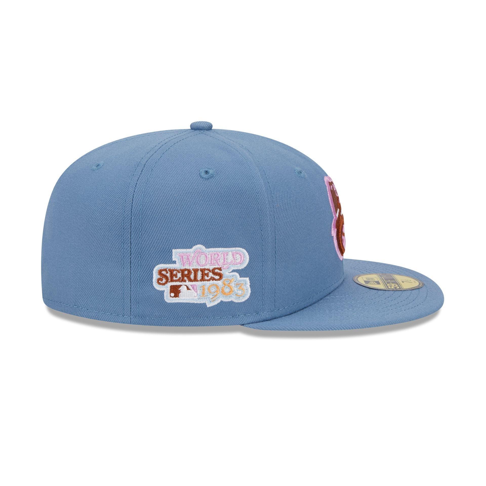 Baltimore Orioles Color Pack Faded Blue 59FIFTY Fitted Hat Male Product Image